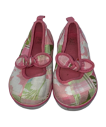 Janie and Jack Island Summer Sz 4 Toddler Canvas Patchwork Shoes - $20.19 CAD