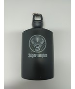 Jagermeister Limited Edition Black Flask 10oz Metal Screw Top Jager Flas... - £7.46 GBP