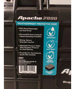 APACHE 2800 WEATHERPROOF PROTECTIVE HARD CASE CAMERA LENS WEAPON BLACK 1... - $56.13 CAD