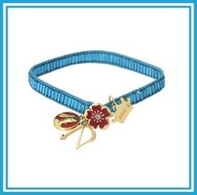 Wholesale 10pc Lot Disney Couture Pocahontas Turquoise Bead W/ Charms Bracelets - $240.00
