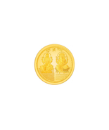 24K Gold Goddess Lakshmi and Lord Ganesha Coin - 5g | Wealth and Prosper... - £522.75 GBP