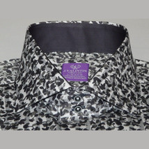Men Shirt J.Valintin Turkey Usa Egyption Cotton Axxess Style 3T89-01 Gray image 12