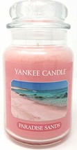 Yankee Candle Paradise Sands Large Jar 22oz Candle Pink - £62.84 GBP