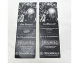 Lot Of (2) Doimin RPG Other World Creations Bookmark - £15.20 GBP
