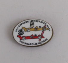 Vintage 1992 supreme Scratch Indianapolis Indiana M.O.C. M.O.C.A. Lapel Hat Pin - $6.31