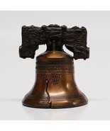 Vintage Liberty Bell Model Brass Bronze &quot;Pass And Stow&quot; 2 1/2&quot; x 2&quot; PATR... - $194.56 MXN