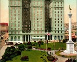 Vtg 1910 Postcard Hotel St. Francis and Dewey Monument San Francisco, Ca... - $9.76