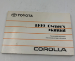 1999 Toyota Corolla Owners Manual Handbook OEM P03B27006 - £21.22 GBP