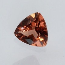 Oregon Sunstone Copper Red Orange Peach Faceted Triangle Untreated Gem .41 carat - £25.13 GBP