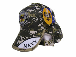 United States Navy Green ACU Camo Camouflage Shadow Baseball Style Cap Hat (RUF) - £12.57 GBP