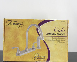 Tuscany Volo 2-Handle Standard Kitchen Faucet with Matching Side Spray - £62.27 GBP