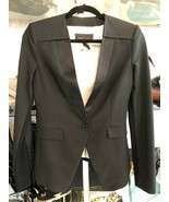 BCBG MAXAZRIA Black Button Front Style#JOVAD380-001 Blazer/Jacket Sz XS - £114.76 GBP