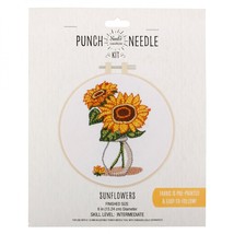 Needle Creations Sun Flowers Punch Needle Kit - $14.95
