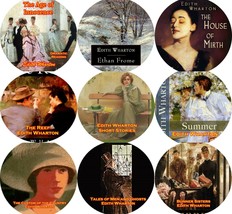 Edith Wharton LOT of 9 / Mp3 (READ) CD Audiobooks / Age of Innocence Ethan Frome - £15.59 GBP