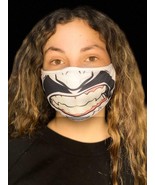 Face Mask Washable Reusable Big Smile Fun Mustache Popeye Cartoon for Ki... - $8.96