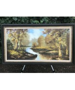 HUBERT BAUER Original 1950s HUGE WESTERN LANDSCAPE Modern Impressionist ... - £1,753.13 GBP