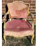 Jamestown Royal French Louis XV Style Project Arm Chair Hollywood Regenc... - $203.73 CAD