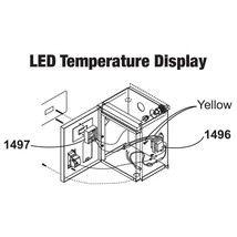 Central Boiler (#1496 &amp; #1497) LED Temperature Display - £97.74 GBP