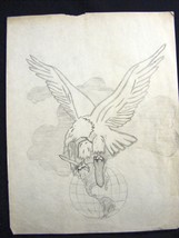 Vintage WW 2 Original Hand Drawn Cartoon Caricature !!! 17a - €12,65 EUR