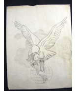 Vintage WW 2 Original Hand Drawn Cartoon Caricature !!! 17a - $14.84