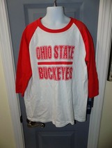 Ohio State Buckeyes 3/4 Sleeve Baseball T-shirt Size M Youth NEW - £14.83 GBP