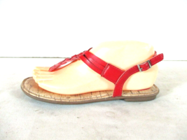 Merona Red Thong Flat Heel Sandals Shoes Women&#39;s 7 (SW40) - $20.79