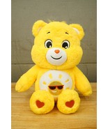 Care Bear Funshine Bear Yellow 16&quot; Plush Toy Teddy Bear Cartoon Tie In - £15.63 GBP