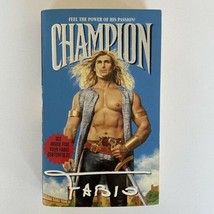 CHAMPION By Fabio &amp; Eugenia Riley  paperback with Fabio Foldout Centerfold - £23.73 GBP