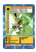 Digimon CCG Battle Card Gekomon #ST-27 - Bandai 1st Edition 1999 Starter... - £1.75 GBP
