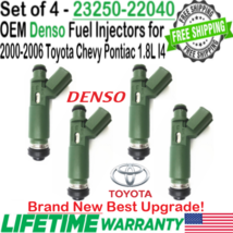 NEW OEM Denso x4 Best Upgrade Fuel Injectors for 2003-2006 Toyota Matrix... - $356.39