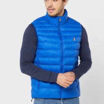 NWT men&#39;s L/large Polo Ralph Lauren Packable Water Repellent Down Vest s... - £89.70 GBP