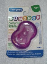 The First Years Gumdrop Pacifier Teether With Soothing Bumpy Texture 3 Mos + New - £26.10 GBP