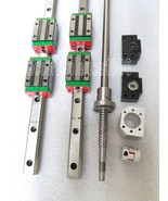 HGR25-500/600/1050mm Linear rail&amp;RM2505-550/650/1050 Ballscrew&amp;BF20/BK20 - $796.00