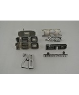 Ford 8 Piece Car Badge Emblem Nameplates 1970s Lot of 8  - £47.60 GBP