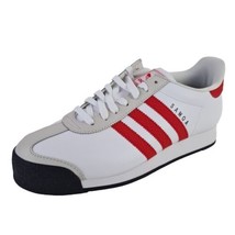  adidas Originals SAMOA White Red C77046 Mens Shoes Leather Sneakers Size 8 - £79.92 GBP