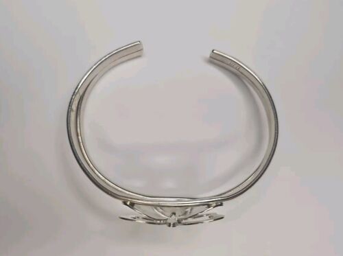 Silver 925 Cuff Butterfly Bracelet Item image 3