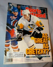 Sports Illustrated Mario Lemieux Feb 1989 As great as Gretzky? Magazine - £7.73 GBP