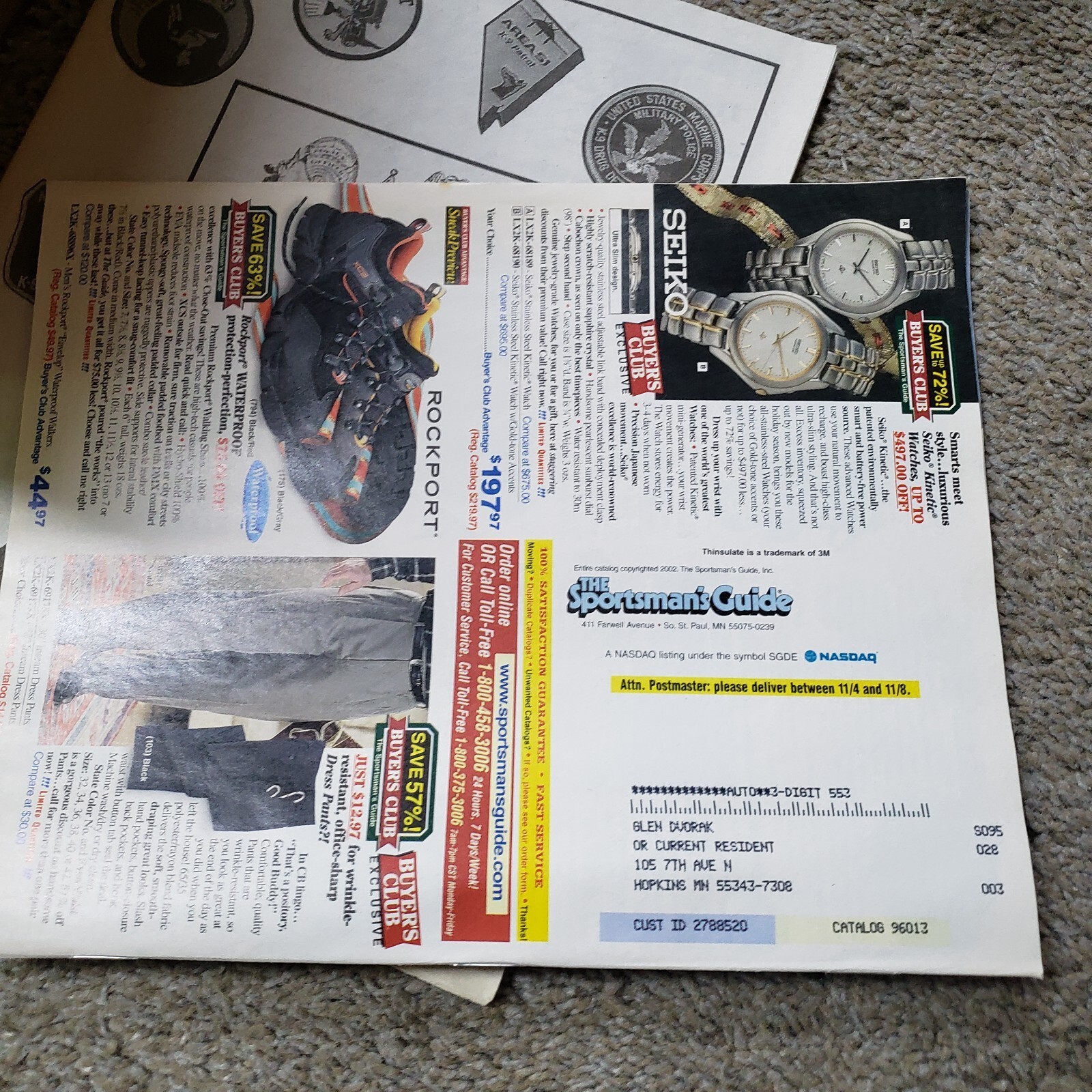 Vintage Buyers Club Sportsman Guide Advantage Members Catalog outdoor 2002 MN Item image 5