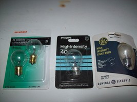 Lot of 4 High Intensity 40 Watt Light Bulb Lamp S11 40S11N - Sylvania Ph... - £13.17 GBP