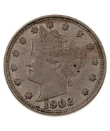 1902 5C Liberty Nickel in XF Condition, Natural Color, Nice Detail for G... - $47.37 CAD