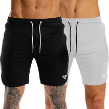 Wangdo Men&#39;S Workout Shorts 7&quot; Running Shorts Athletic Bike Shorts Gym S... - £34.78 GBP