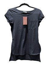Apparel NY Polka Dot Short Sleeve Shirt Top Small NEW NWT - $6.92