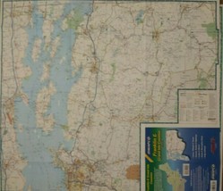 Franklin &amp; Grand Isle Counties VT Laminated Wall Map (JM) - £35.00 GBP