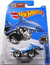 Hot Wheels 2016 Shark Bite Street Beasts Blue 208/250, Long Card by Mattel - £26.49 GBP