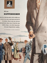 1948 Original Esquire Art Ad Advertisements Kuppenheimer Clothes Suskana Ties - £5.17 GBP