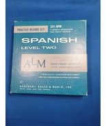 ALM Audio Lingual Materials Spanish Level 2 Practice 9 Vinyl Records 33 ... - £14.55 GBP