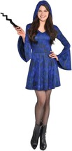 Wizard Dress Blue Sorceress Medieval Fancy Dress Up Halloween Adult Costume - £19.32 GBP