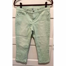 New York &amp; Co Womens Jeans Soho Cropped Legging Light Mint Green Size 8 (29x20) - £8.19 GBP