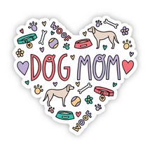 Dog Mom Heart Sticker - €3,46 EUR