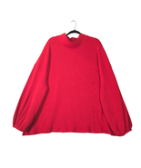 Ava &amp; Viv Womens 4X Red Waffle Knit Sweater Chunky Christmas Holiday Ove... - $18.43